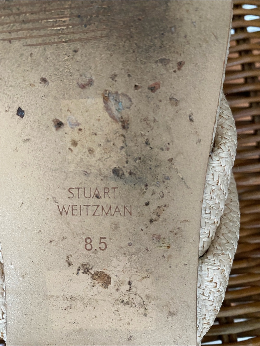 Stuart Weitzman Crossover Raffia Slide - Picture 5 of 6
